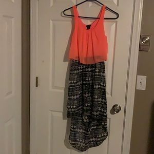 Open back maxi dress